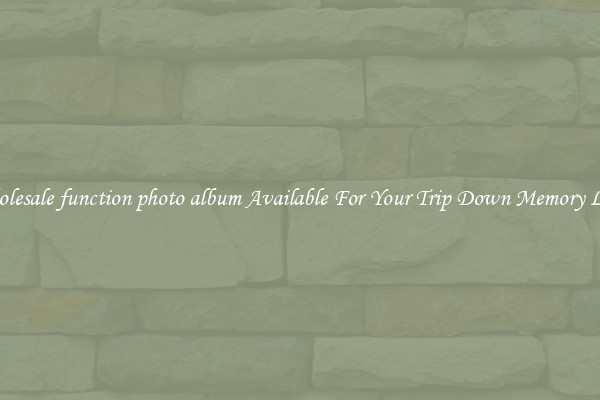 Wholesale function photo album Available For Your Trip Down Memory Lane