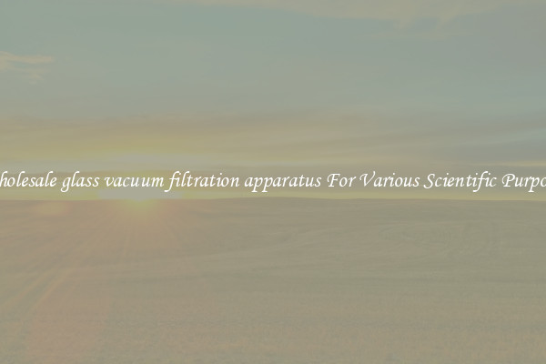 Wholesale glass vacuum filtration apparatus For Various Scientific Purposes