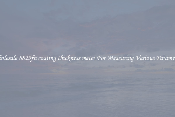 Wholesale 8825fn coating thickness meter For Measuring Various Parameters