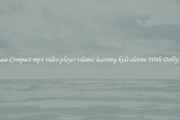Purchase Compact mp4 video player islamic learning kids eletree With Dolby Sound